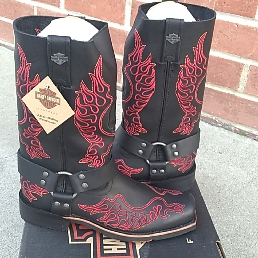 Harley Davidson men's boots slayton D93141 size 9 US